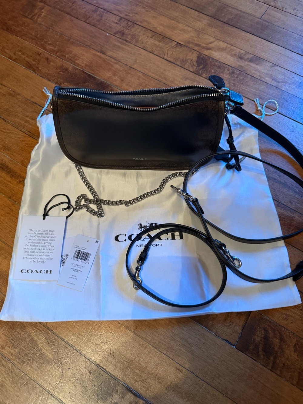 NWT Coach Waverly crossbody in loved leather